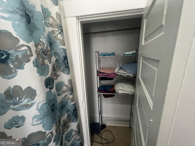 view of closet