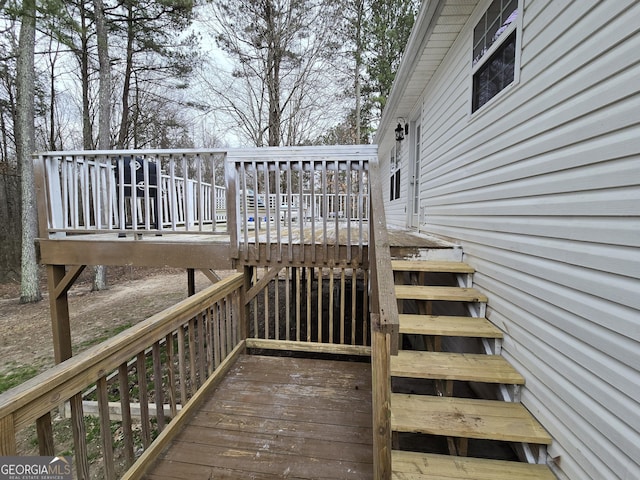 220 Joe Dr, Temple, GA 30179 - view of wooden deck