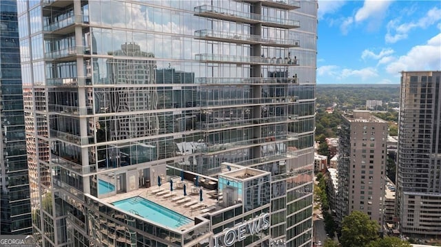 1065 Peachtree St NE Unit 3105, Atlanta, GA 30309 - view of property featuring a city view