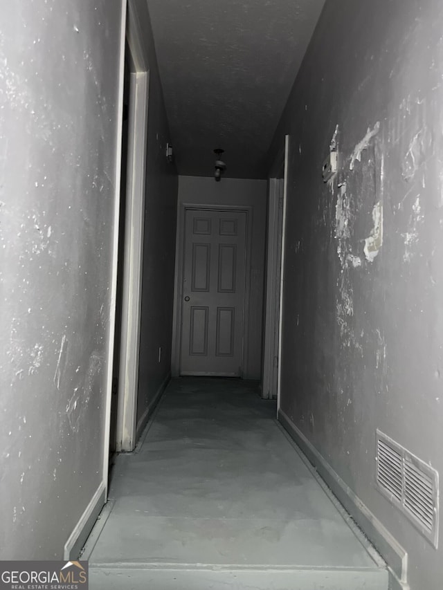 hallway with visible vents