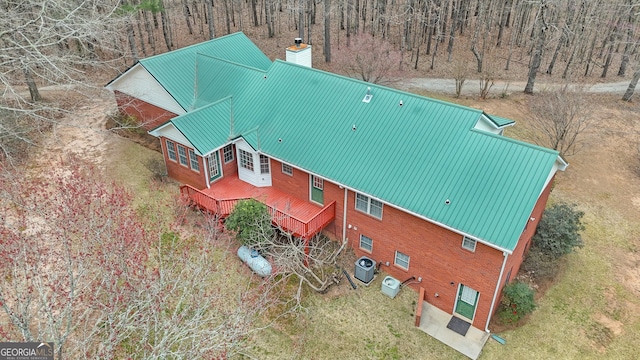 81 Bowers Rd, Moreland, GA 30259 - view from above of property