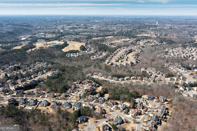 drone / aerial view