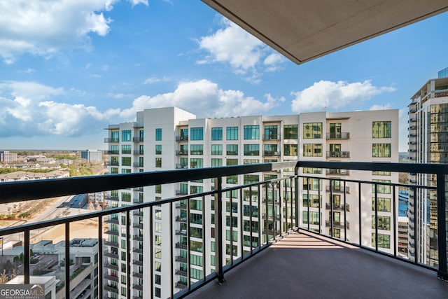 3481 Lakeside Dr NE Unit 2303, Atlanta, GA 30326 - balcony featuring a city view