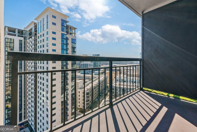 3481 Lakeside Dr NE Unit 2303, Atlanta, GA 30326 - balcony with a city view
