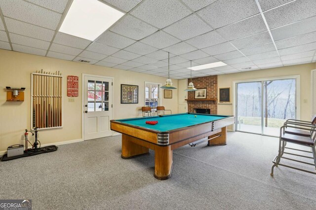 carpeted bedroom with baseboards and a ceiling fan