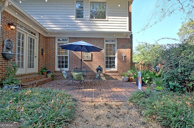 view of patio / terrace with entry steps