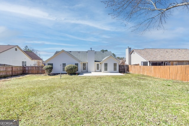 1409 Nantucket Dr, Bethlehem, GA 30620 - rear view of property with a patio and a fenced backyard