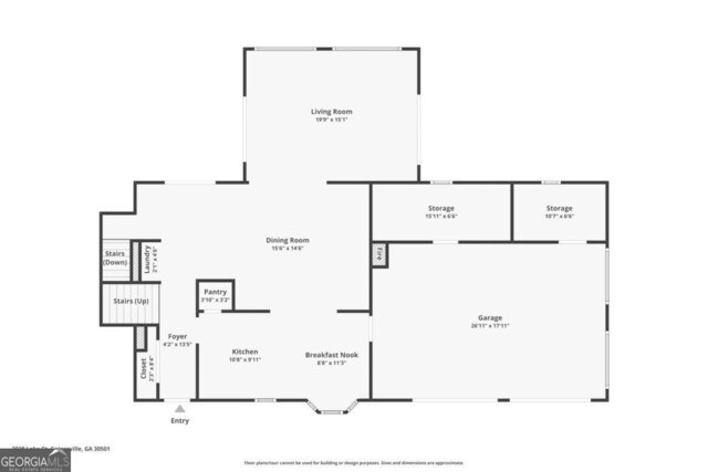 3928 Lake Ct, Gainesville, GA 30501 - view of layout