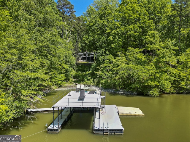 3928 Lake Ct, Gainesville, GA 30501 - view of dock with a water view
