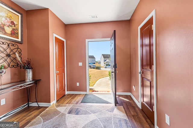 21 Dohrman Way, Cartersville, GA 30120 - foyer with dark wood-style floors and baseboards