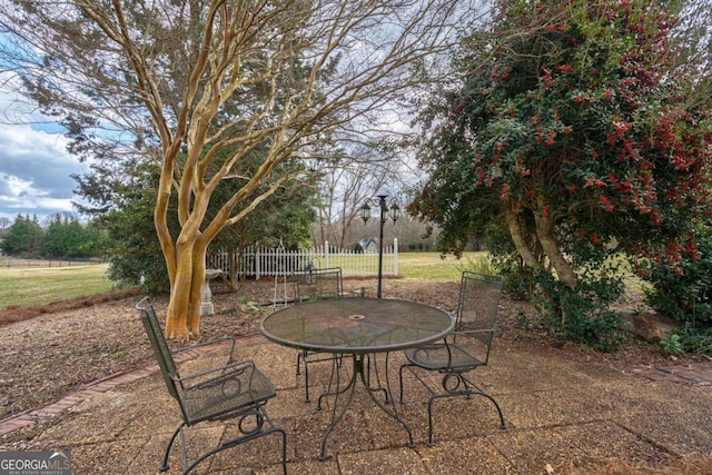 view of patio