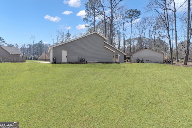 exterior space featuring central AC unit