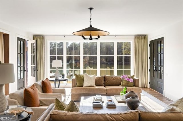 sunroom / solarium featuring plenty of natural light