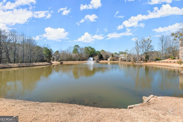 property view of water