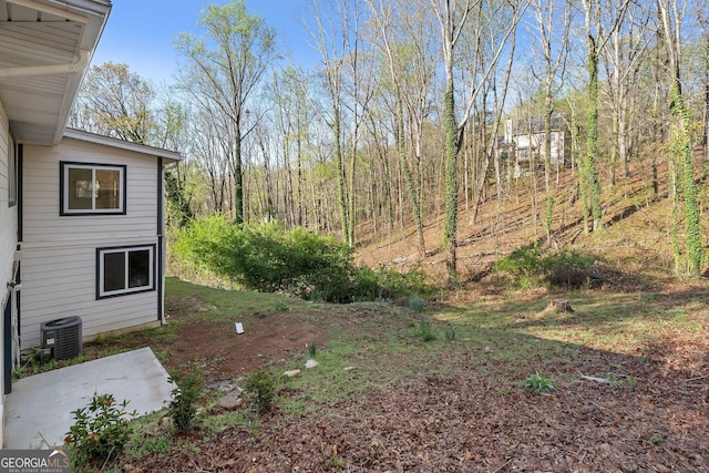 5985 Lakeside Ct, Gainesville, GA 30506 - view of yard featuring central AC and a patio
