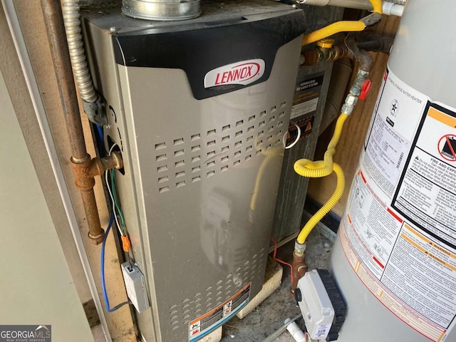 utilities with gas water heater