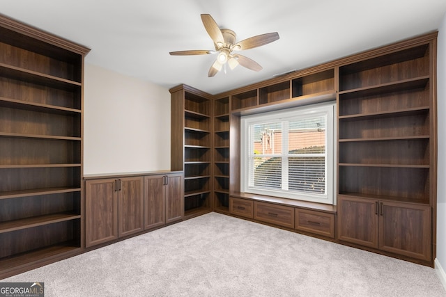 1348 Ewing Creek Dr, Dacula, GA 30019 - interior space featuring carpet flooring and a ceiling fan
