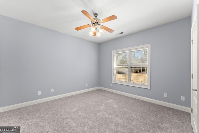 1348 Ewing Creek Dr, Dacula, GA 30019 - unfurnished room with carpet floors and a ceiling fan