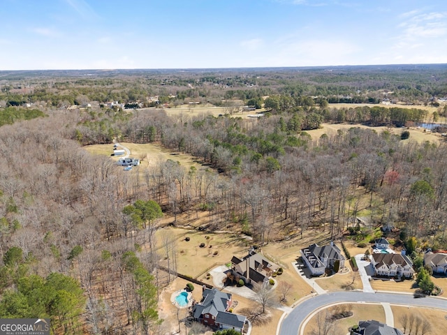 1348 Ewing Creek Dr, Dacula, GA 30019 - aerial view of property's location with a forest