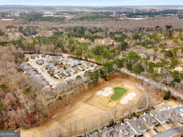 drone / aerial view featuring a residential view