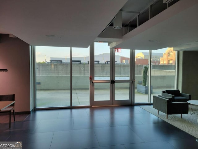 interior space with a wealth of natural light and expansive windows