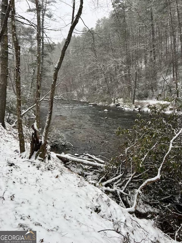 view of snowy landscape