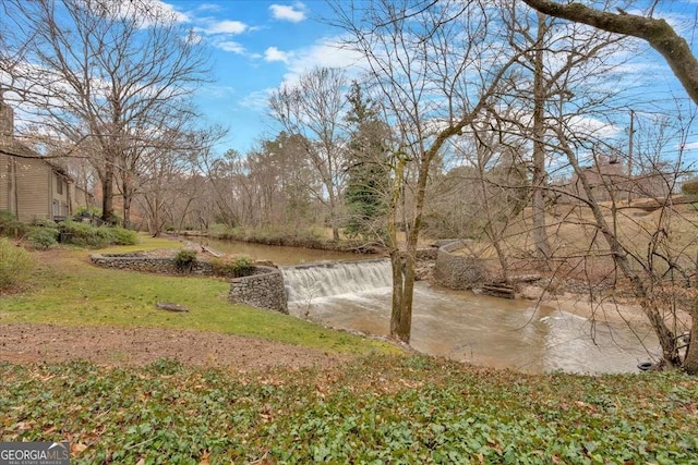 view of water feature