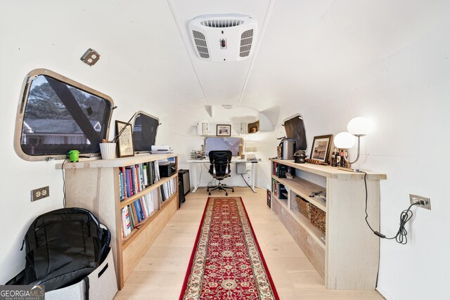 office featuring light wood-style floors