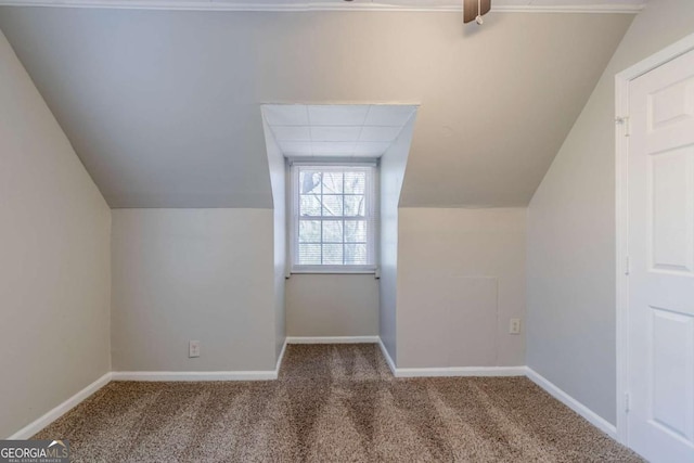 238 Howell Dr SW, Atlanta, GA 30331 - additional living space featuring carpet floors and vaulted ceiling