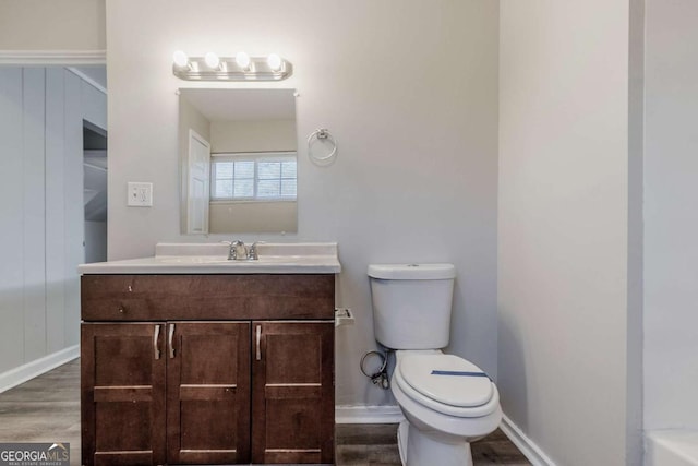 238 Howell Dr SW, Atlanta, GA 30331 - bathroom featuring wood finished floors and vanity