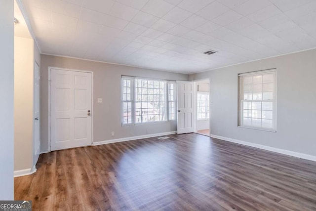 238 Howell Dr SW, Atlanta, GA 30331 - empty room with dark wood-style floors and baseboards