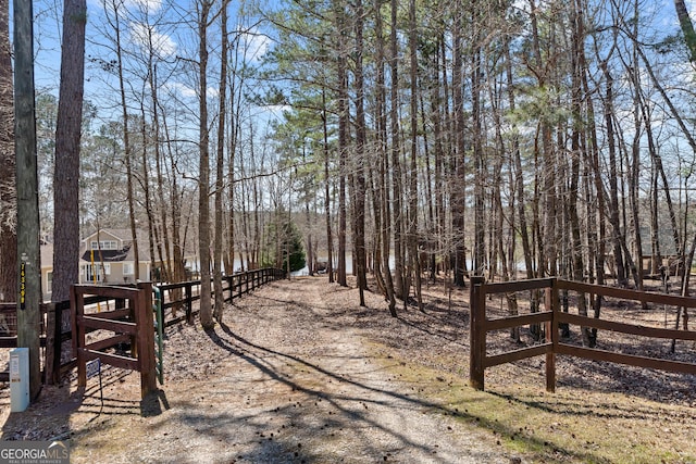 view of street with driveway