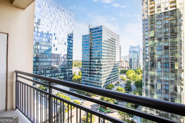 3445 Stratford Rd NE Unit 1605, Atlanta, GA 30326 - balcony with a view of city
