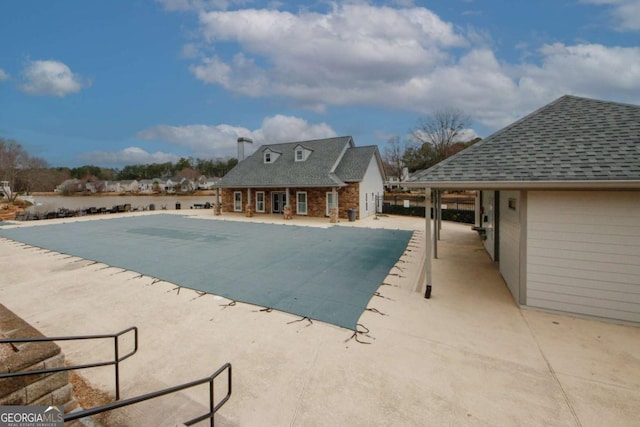 pool featuring a patio