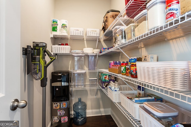 view of pantry