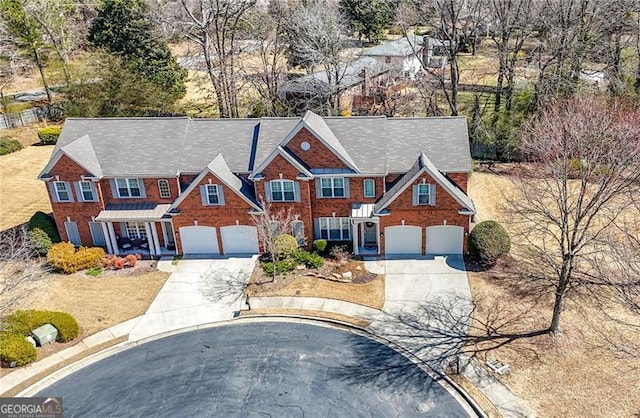 view of front of house with driveway and an attached garage