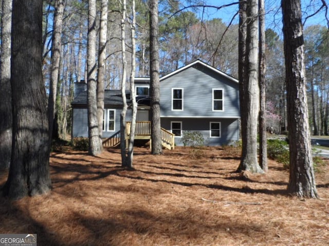 view of front of home