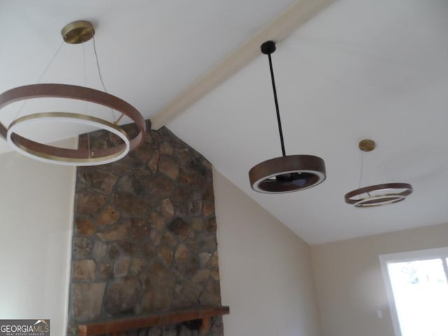 details with beamed ceiling