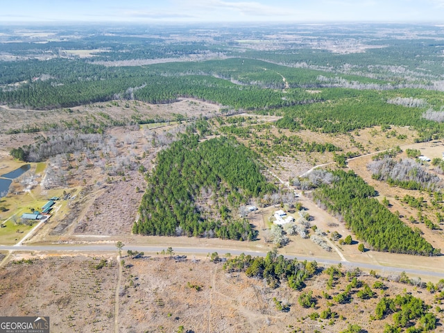 bird's eye view featuring a rural view