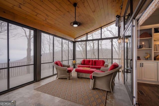 132 Sanderlin Mountain Dr S, Big Canoe, GA 30143 - sunroom / solarium with outdoor lounge area and vaulted ceiling