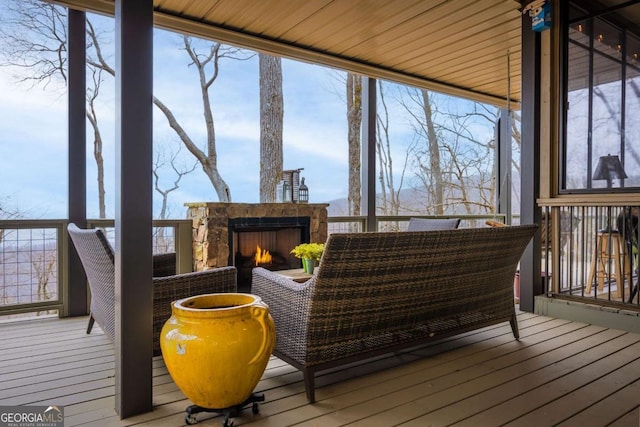 132 Sanderlin Mountain Dr S, Big Canoe, GA 30143 - sunroom / solarium with healthy amount of natural light