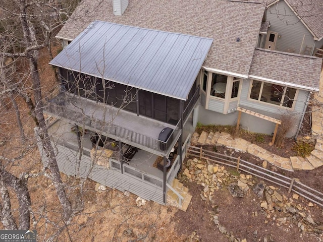 132 Sanderlin Mountain Dr S, Big Canoe, GA 30143 - aerial view of property and surrounding area