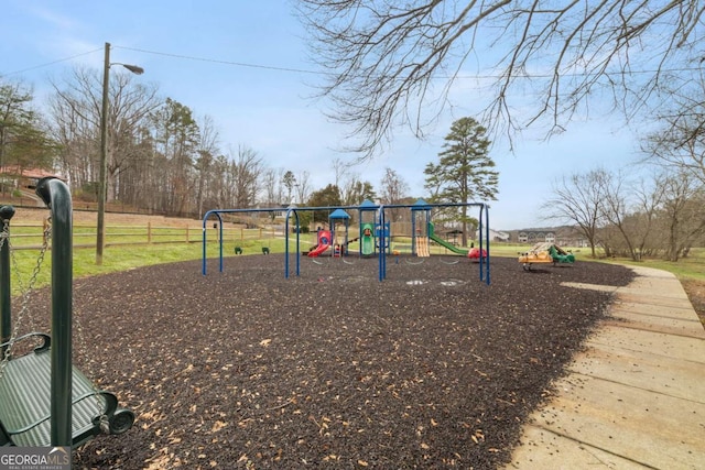 view of community playground