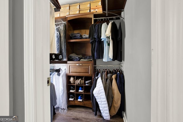 view of closet