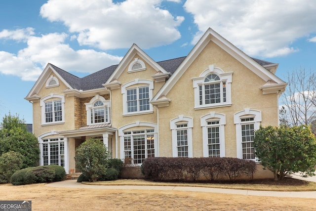 view of front of property with stucco siding