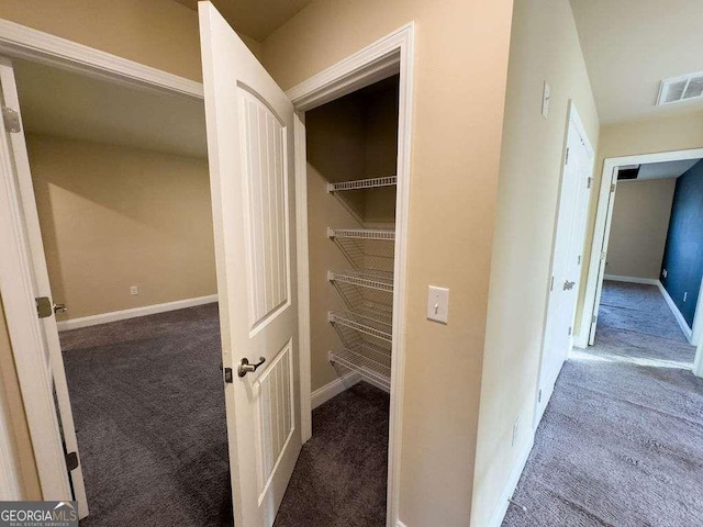 interior space featuring visible vents