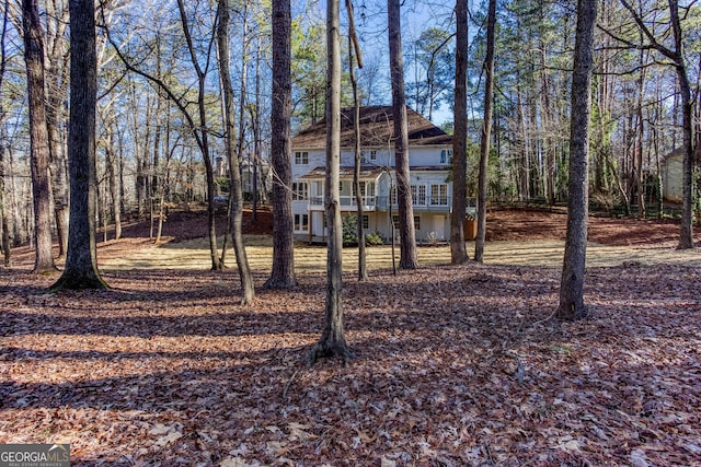 view of front of home