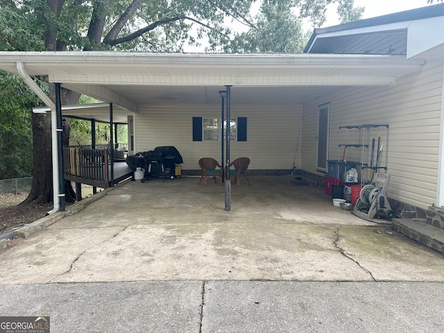 746 Thomas Rd, Trion, GA 30753 - view of parking with a carport