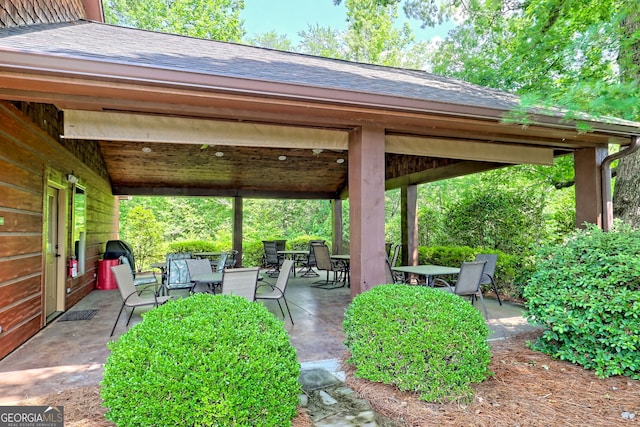 116 Smoky Mountain Ln Unit 103, Clayton, GA 30525 - view of patio / terrace featuring outdoor dining space