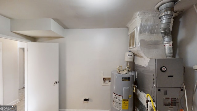 2134 Elinwood Dr, Atlanta, GA 30344 - utilities with electric water heater and heating unit
